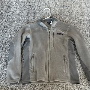 Patagonia Gray Full-Zip Fleece Jacket